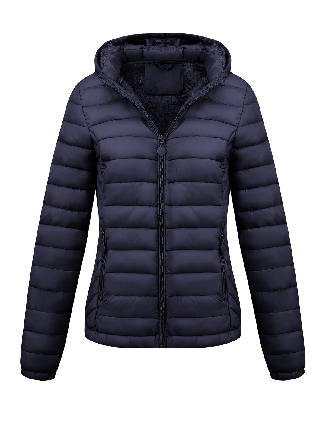 Amber Glow Puffer Jacket