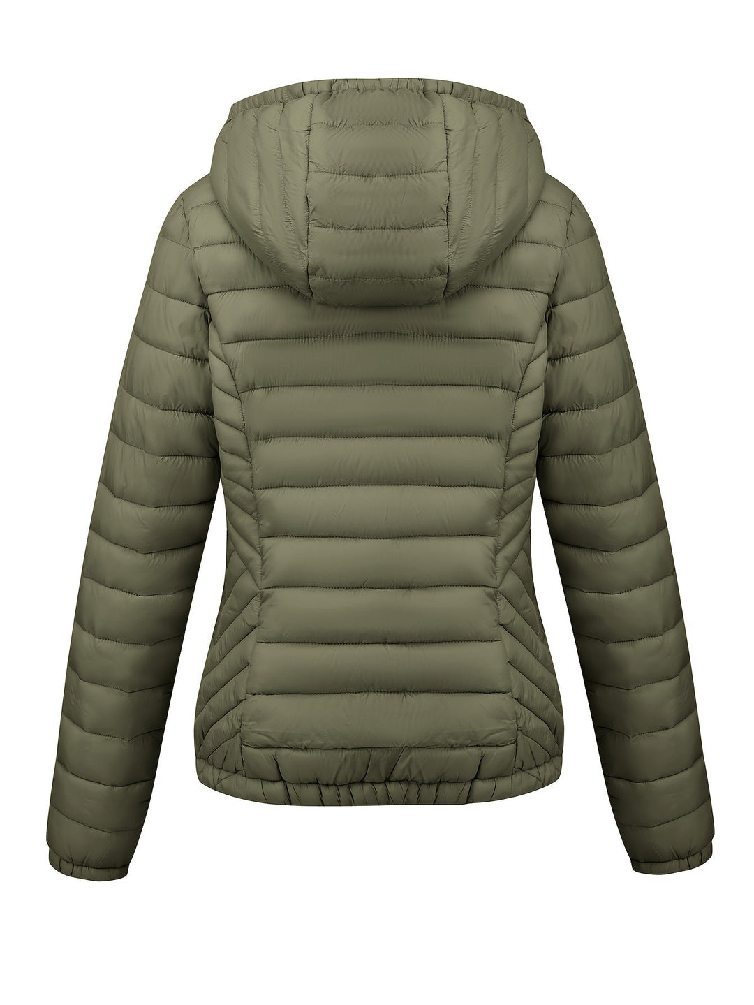 Amber Glow Puffer Jacket