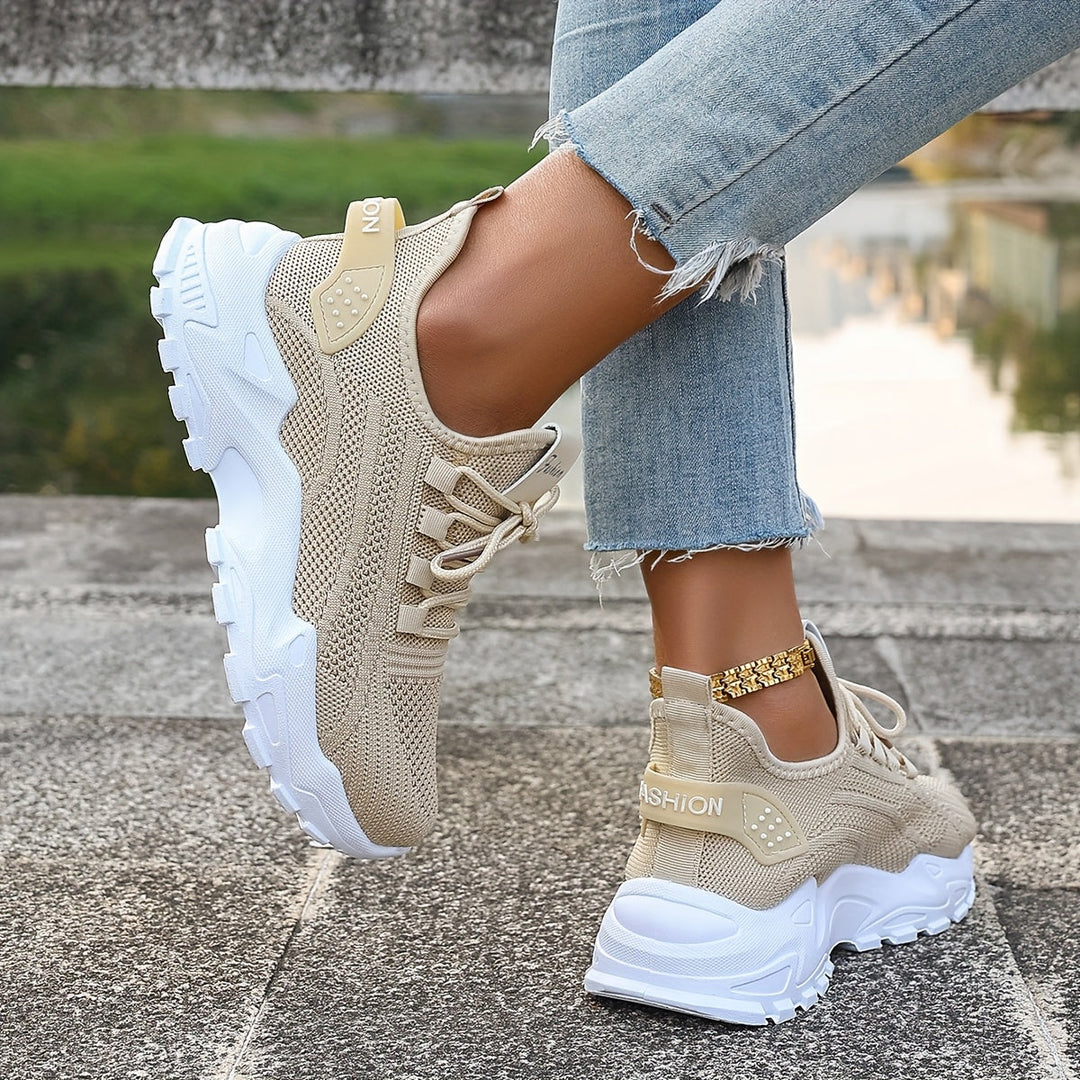 Breathable Knit Running Sneakers