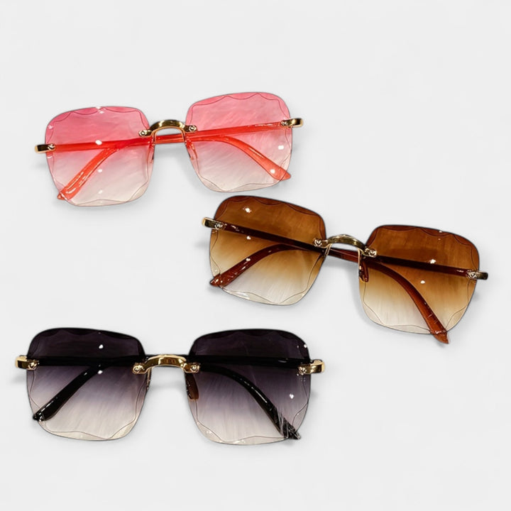 Classic Retro Frameless Glasses