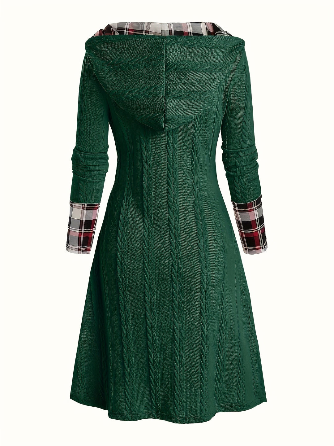 Highland Plaid Knit Dress