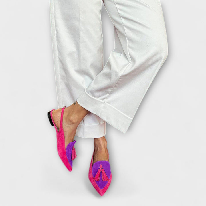 Color Game with Tassels and Design