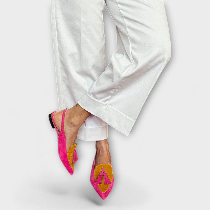 Color Game with Tassels and Design