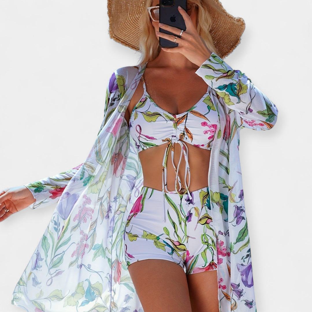High-Waist Bikini and Beachwear