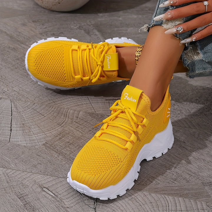 Breathable Knit Running Sneakers