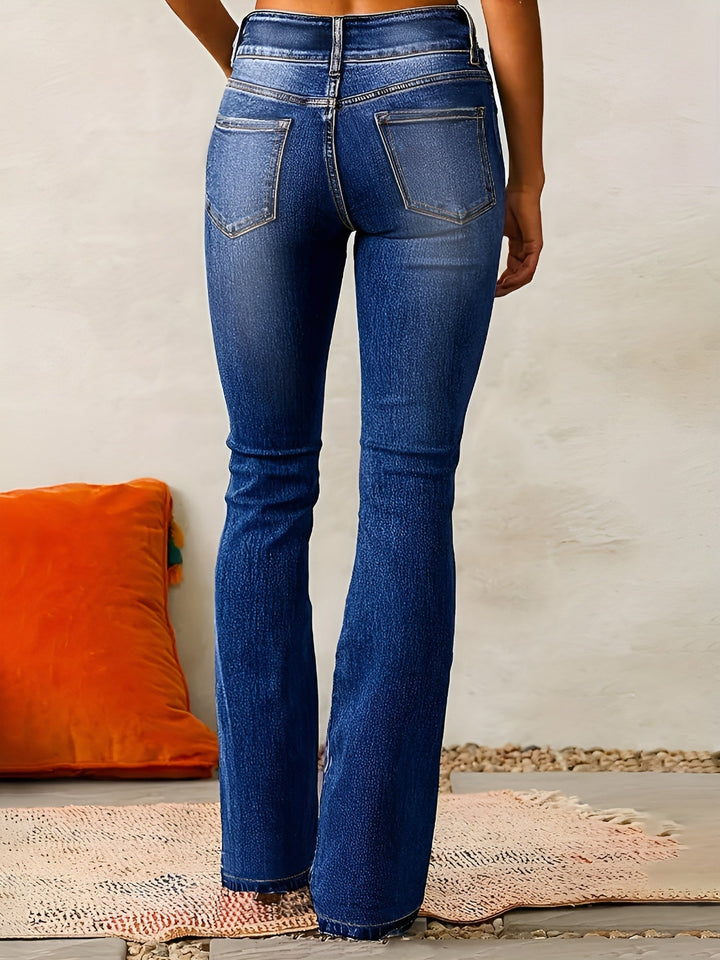 High Rise Flare Denim Jeans