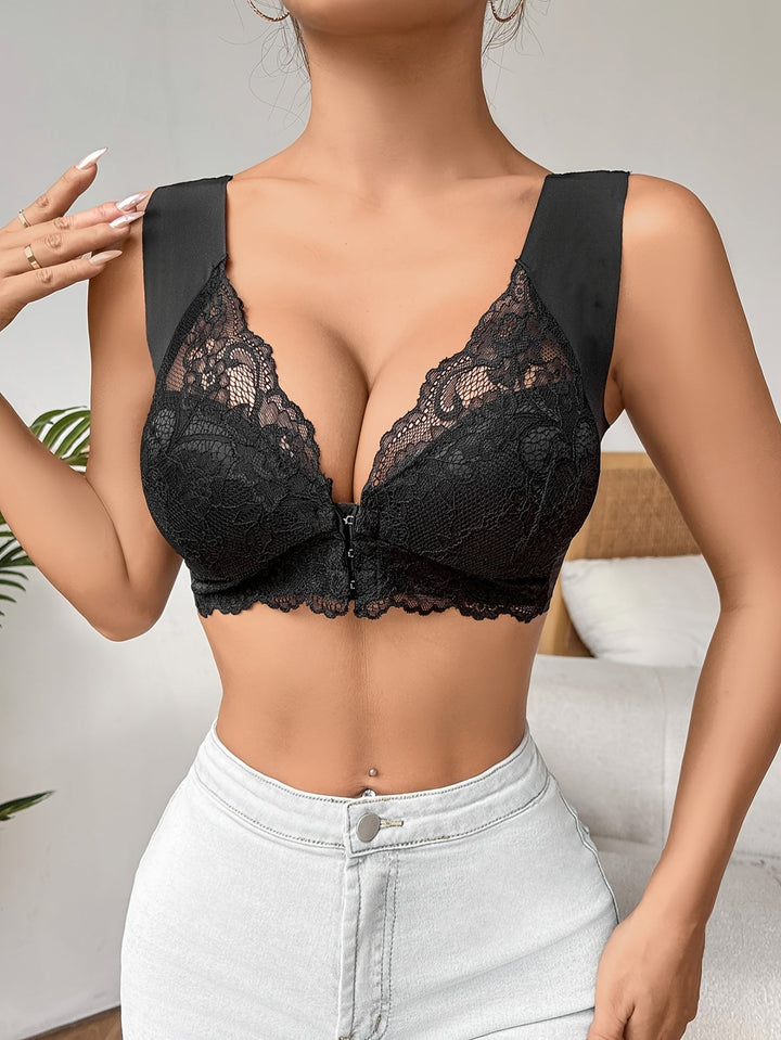 Velour Lace Comfort Bralette