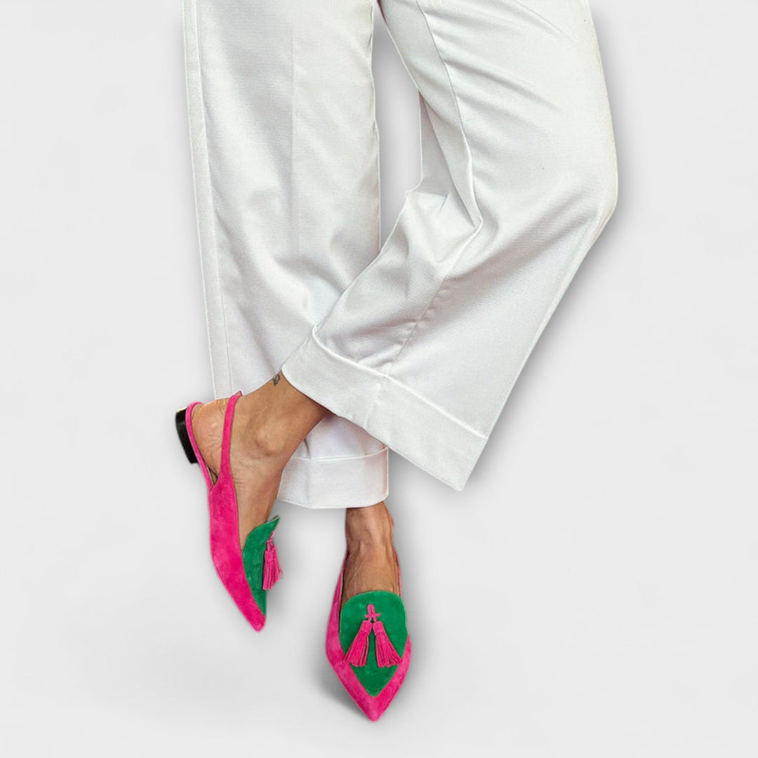 Color Game with Tassels and Design