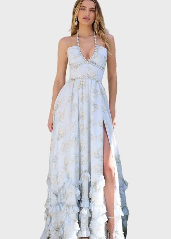 Celeste Dreams Ruffled Maxi Dress