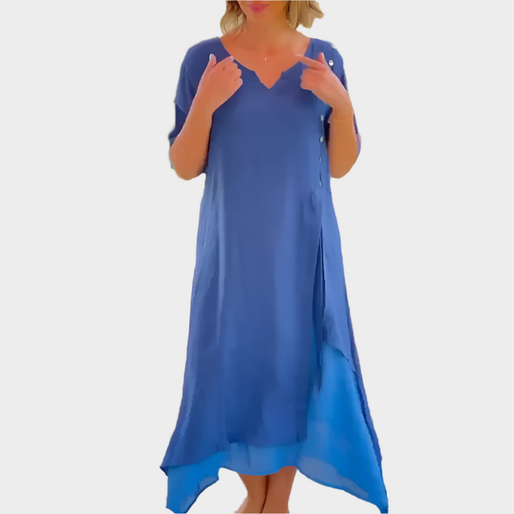 Classic Maxi Dress in Solid Color