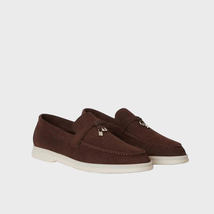 Suede Tassel Loafers