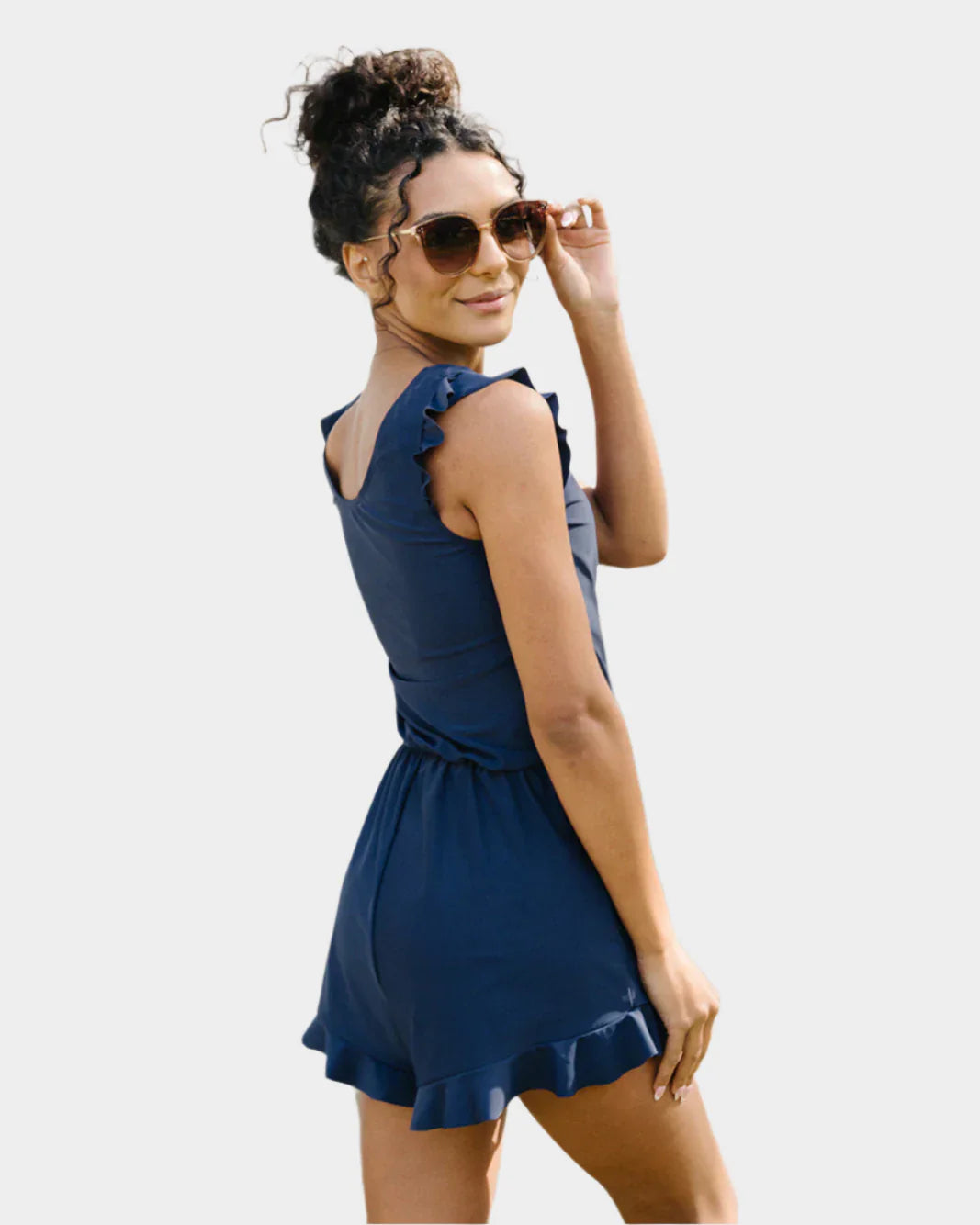 Swimsuit with Ruffles and Support