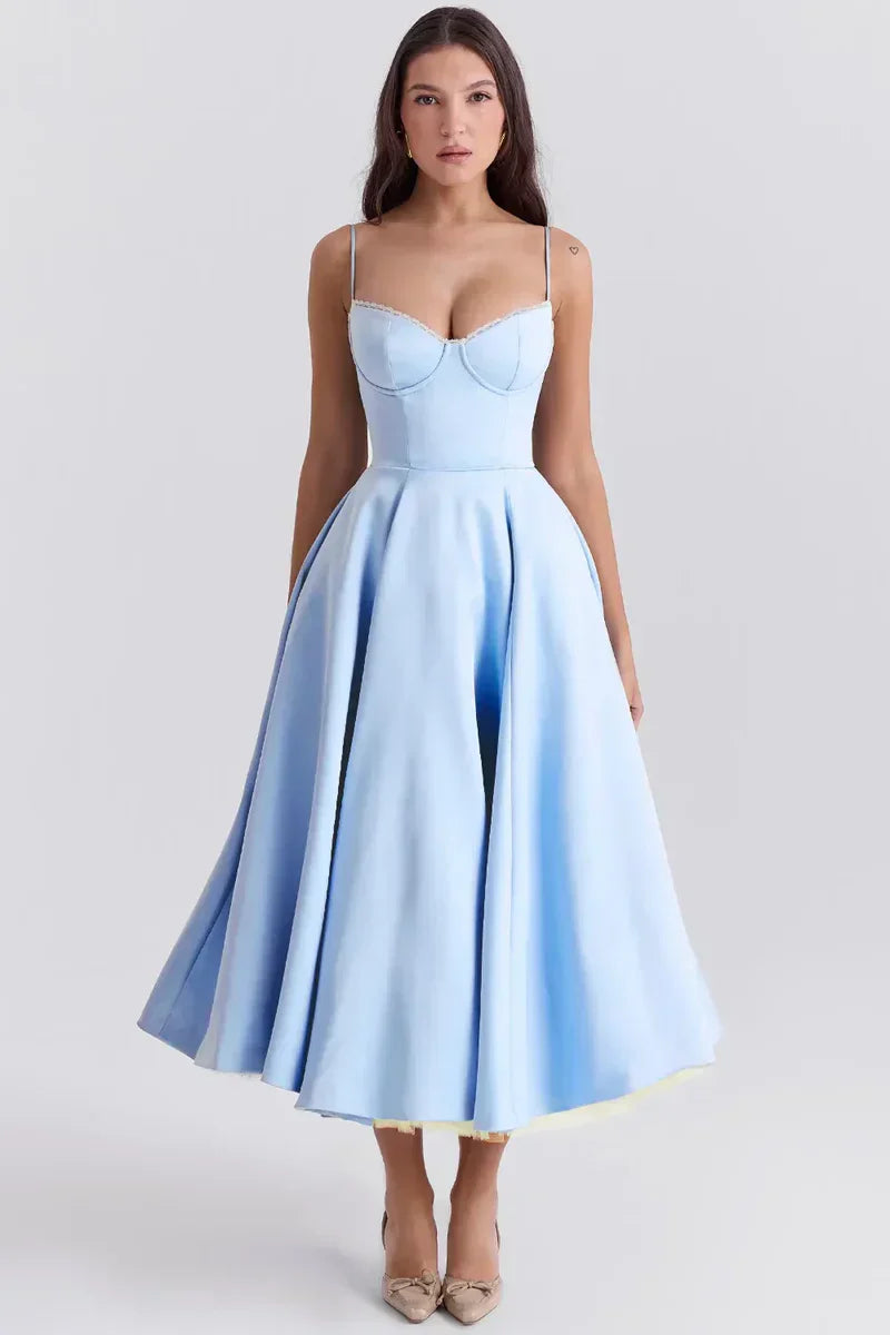 Delicate Tulle Accent Dress
