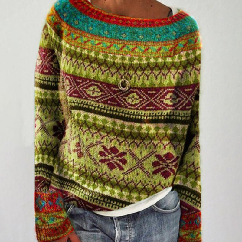 Alpine Twilight Knit Sweater