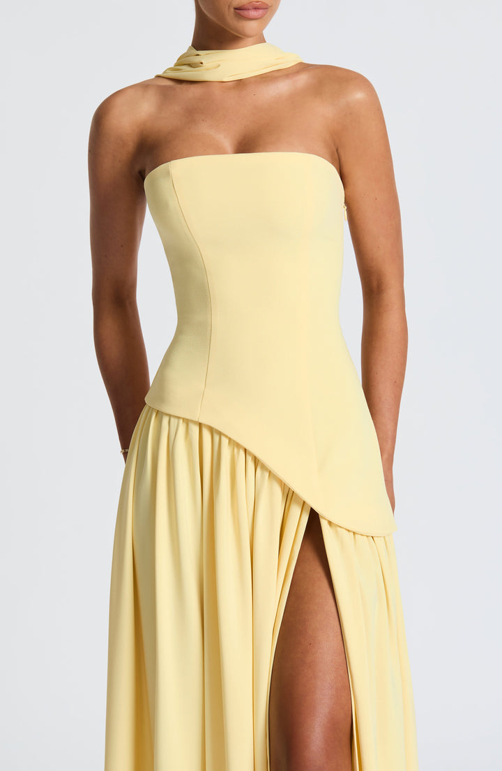 Luxe Strapless Maxi Dress