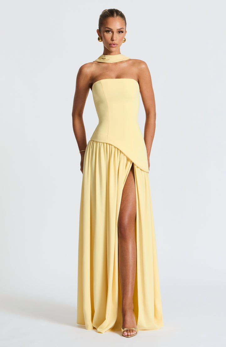 Luxe Strapless Maxi Dress