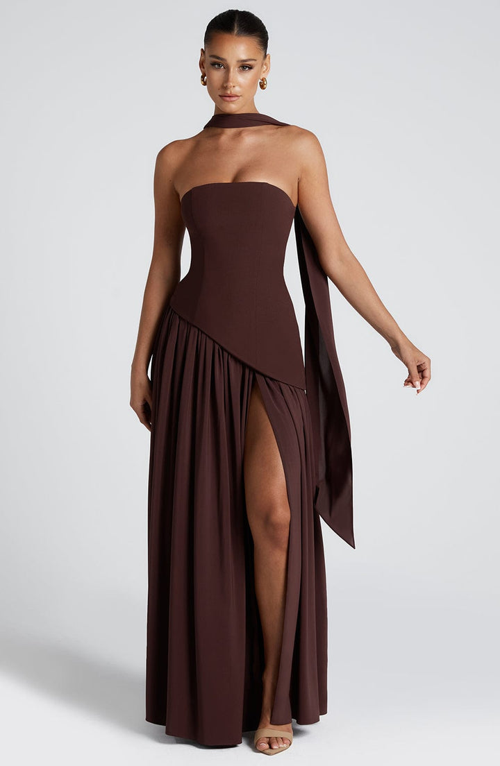 Luxe Strapless Maxi Dress