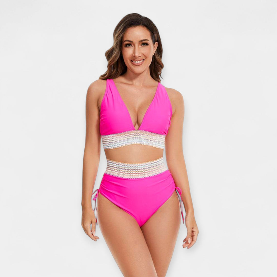High-Waisted Bikini with Support