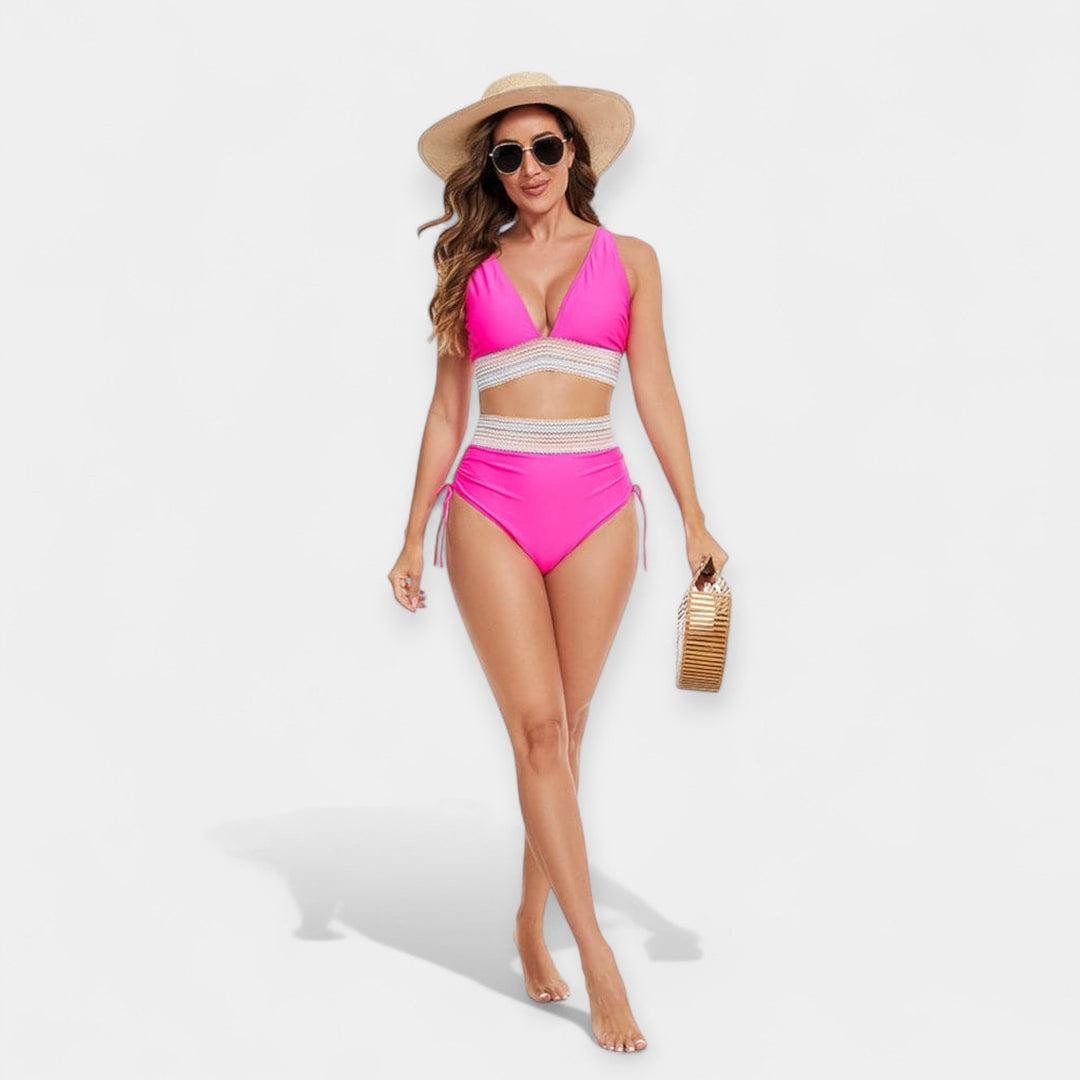 High-Waisted Bikini with Support