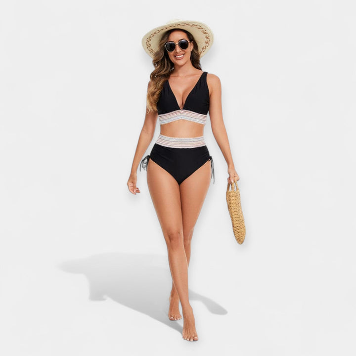High-Waisted Bikini with Support