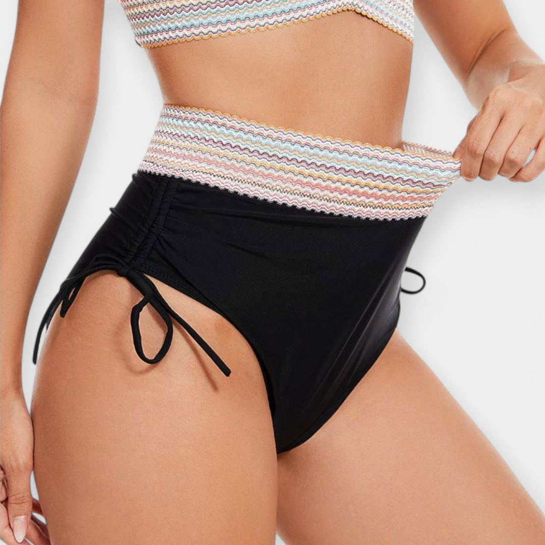 High-Waisted Bikini with Support