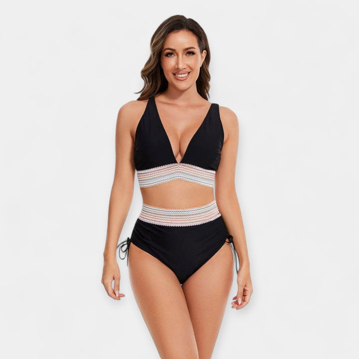 High-Waisted Bikini with Support