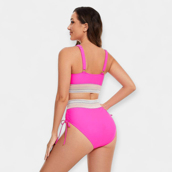 High-Waisted Bikini with Support