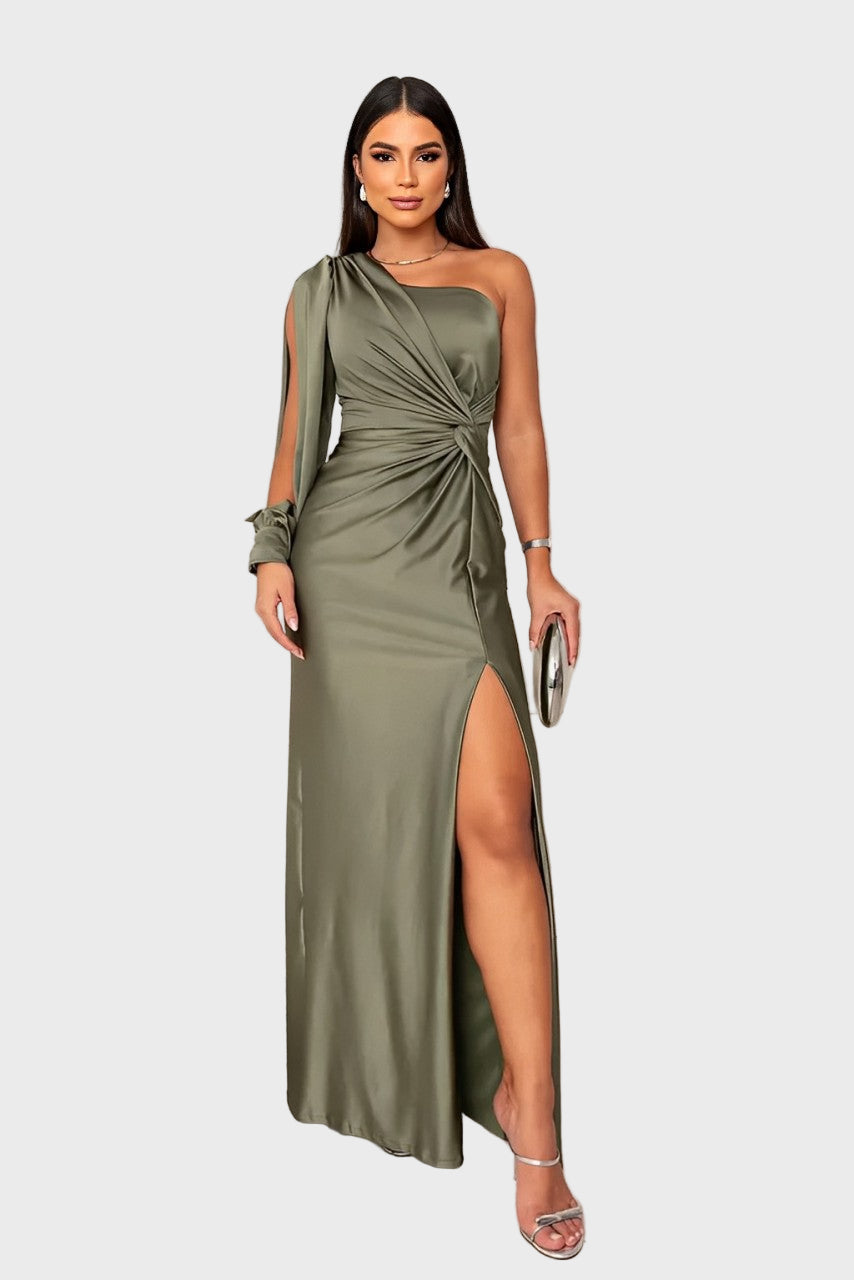 One-Shoulder Maxi Dress